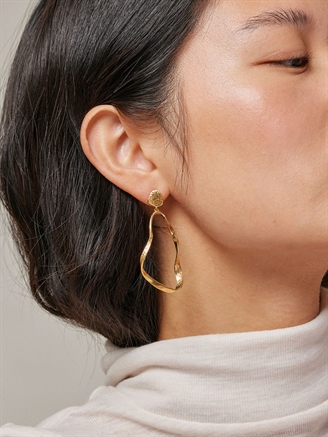 Enamel Copenhagen Aloma Large Earring Guld